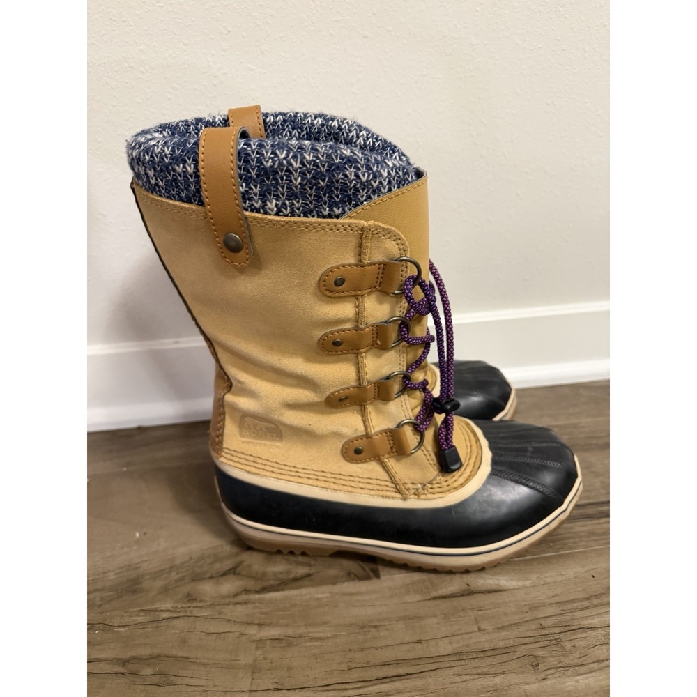 Sorel Women's Tofino II Waterproof Snow Boot Taupe Lined Size 7 - Picture 3 of 14